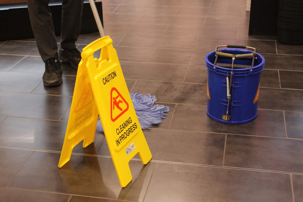 commercial floor cleaning